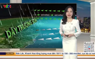 Bản tin thời tiết 19h45 - 16/11/2025