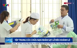 Tập trung cứu chữa nạn nhân sạt lở đèo Khánh Lê