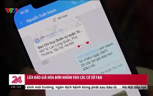 Lừa đảo giả hóa đơn nhằm vào các cơ sở F&B