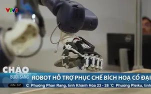 Robot hỗ trợ phục chế bích họa cổ đại