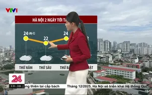 Bản tin thời tiết 18h45 - 04/12/2025