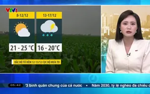 Bản tin thời tiết 5h30 - 08/12/2025