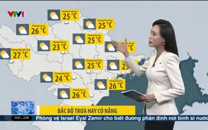 Bản tin thời tiết 6h15 - 08/12/2025