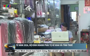 Từ năm 2026, hộ kinh doanh phải tự kê khai và tính thuế