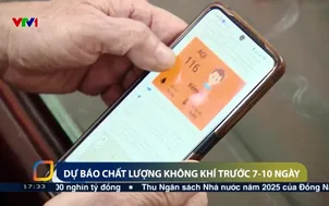 Dự báo chất lượng không khí trước 7 - 10 ngày
