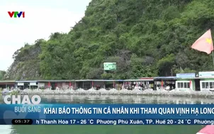 Khai báo thông tin cá nhân khi tham quan Vịnh Hạ Long