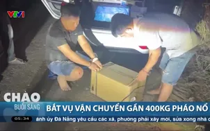 Bắt vụ vận chuyển gần 400 kg pháo nổ
