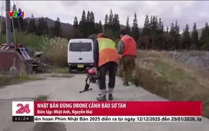 Nhật Bản dùng Drone cảnh báo sơ tán