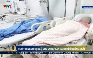 Hơn 100 người bị ngộ độc sau khi ăn bánh mì ở Quảng Ngãi