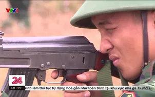 Luyện bắn súng - rèn bản lĩnh những người lính trẻ