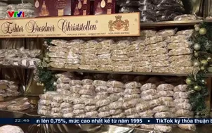 Truyền thống làm bánh stollen dịp Giáng sinh tại Đức