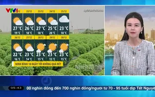 Bản tin thời tiết 5h30 - 21/12/2025