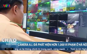 Camera A.I đã phát hiện hơn 1.000 vi phạm ở Hà Nội