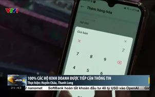 100% các hộ kinh doanh được tiếp cận thông tin