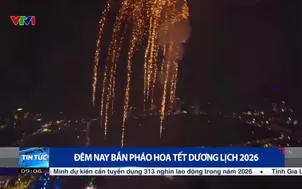 Đêm nay bắn pháo hoa Tết dương lịch 2026
