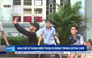 Hạn chế sử dụng điện thoại di động trong giờ ra chơi