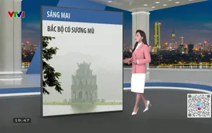 Bản tin thời tiết 19h45 - 08/01/2026