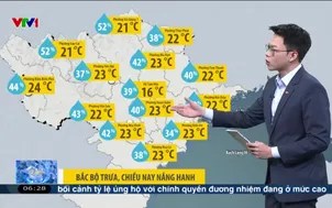 Bản tin thời tiết 6h15 - 11/01/2026