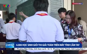 4.000 học sinh giỏi thi giải toán trên máy tính cầm tay