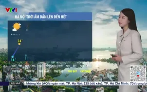 Bản tin thời tiết 19h45 - 12/01/2026