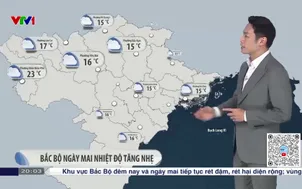 Bản tin thời tiết 19h45 - 22/01/2026