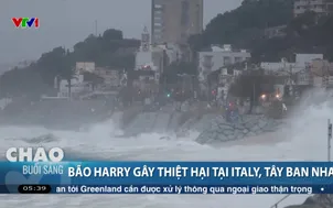 Bão Harry gây thiệt hại tại Italy, Tây Ban Nha