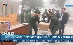 Bắt giữ đối tượng vận chuyển hơn 1 tấn pháo lậu