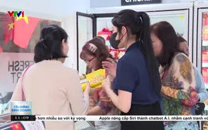 Người dân mua sắm hàng thiết yếu sớm trước tết