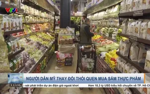Người dân Mỹ thay đổi thói quen mua sắm thực phẩm