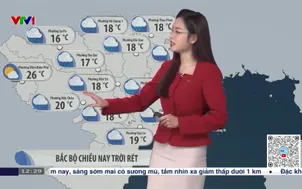 Bản tin thời tiết 12h30 - 26/01/2026