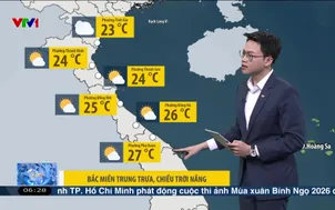 Bản tin thời tiết 6h15 - 27/01/2026