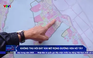 Không thu hồi đất khi mở rộng đường ven Hồ Tây