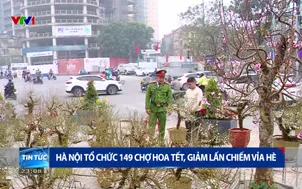 Hà Nội tổ chức 149 chợ hoa, giảm lấn chiếm vỉa hè
