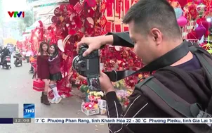 Rực rỡ chợ hoa Xuân Phố cổ