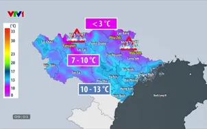 Miền Bắc rét đậm từ chiều nay