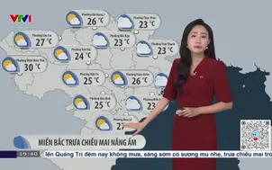 Bản tin thời tiết 19h45 - 13/02/2026