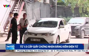 Từ 1/3 cấp giấy chứng nhận đăng kiểm điện tử