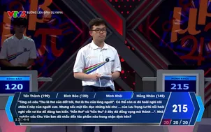 Nam sinh Quảng Trị lội ngược dòng chiến thắng Đường lên đỉnh Olympia