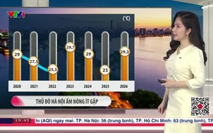 Bản tin thời tiết 19h45 - 01/3/2026