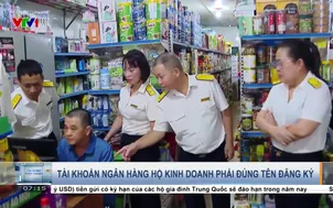 Tài khoản ngân hàng hộ kinh doanh phải đúng tên đăng nhập