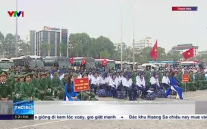 Sôi nổi lễ giao nhận quân năm 2026