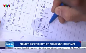 Chính thức kê khai theo chính sách thuế mới