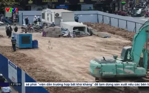 Hà Nội đẩy nhanh tiến độ bể điều tiết chống ngập