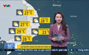 Bản tin thời tiết 6h15 - 10/3/2026