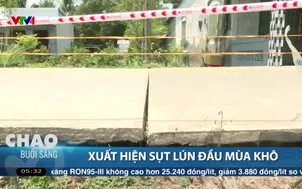 Xuất hiện sụt lún đầu mùa khô