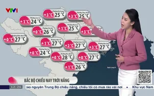 Bản tin thời tiết 12h30 - 16/03/2026