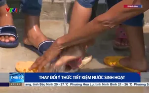 Thay đổi ý thức tiết kiệm nước sinh hoạt