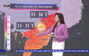 Bản tin thời tiết 18h45 - 18/03/2026