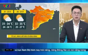 Bản tin thời tiết 5h30 - 21/3/2026