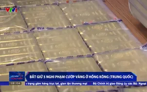 Bắt giữ 5 nghi phạm cướp vàng ở Hồng Kông (Trung Quốc)